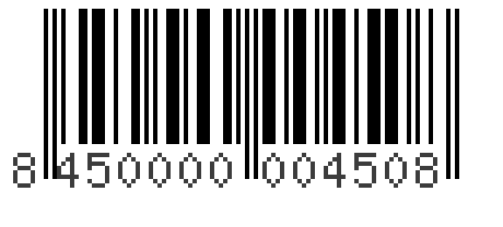 Barcode 8450000004508