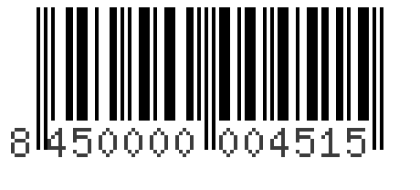 Barcode 8450000004515