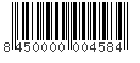 Barcode 8450000004584