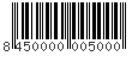 Barcode 8450000005000