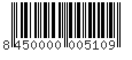 Barcode 8450000005109