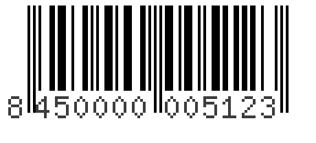 Barcode 8450000005123