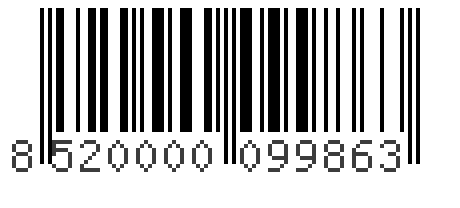 Barcode 8520000099863